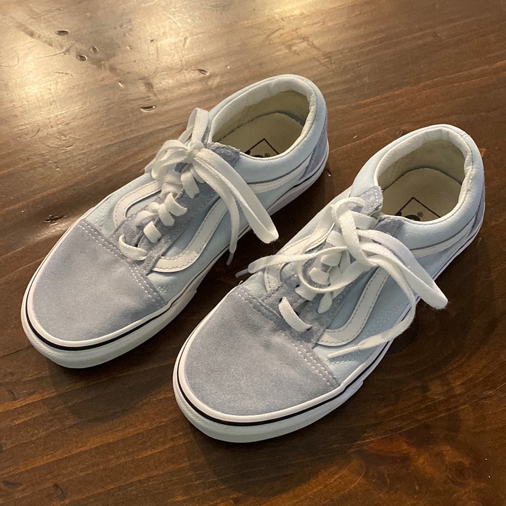 Vans Old Skool shoes Light Blue sz 6.5